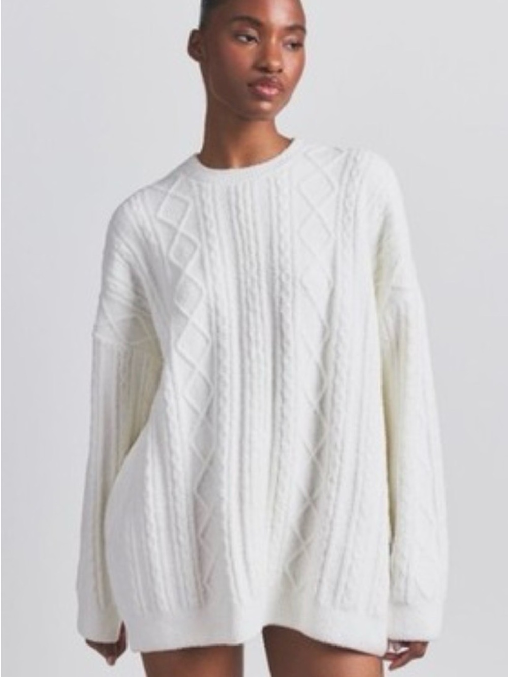 SKIMS NWT Cozy oversized Crewneck Pullover